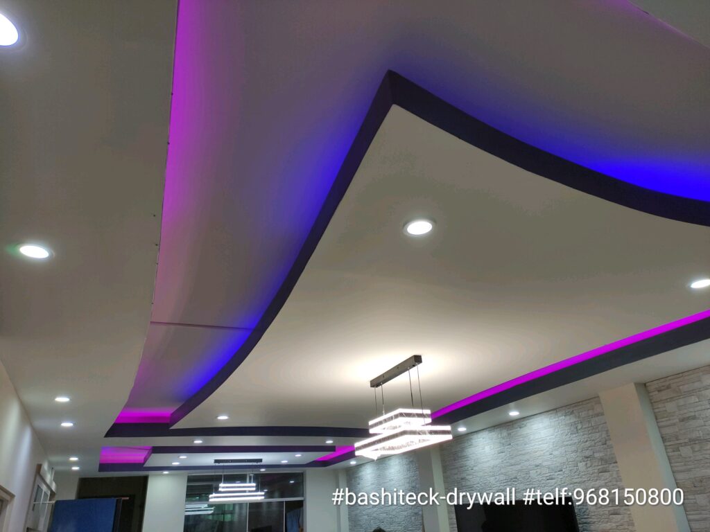 trabajos en drywall cielo raso 77