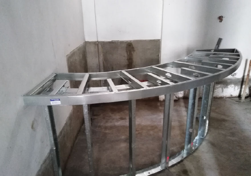 Trabajo de estructura metálica realizado por BASHITECK